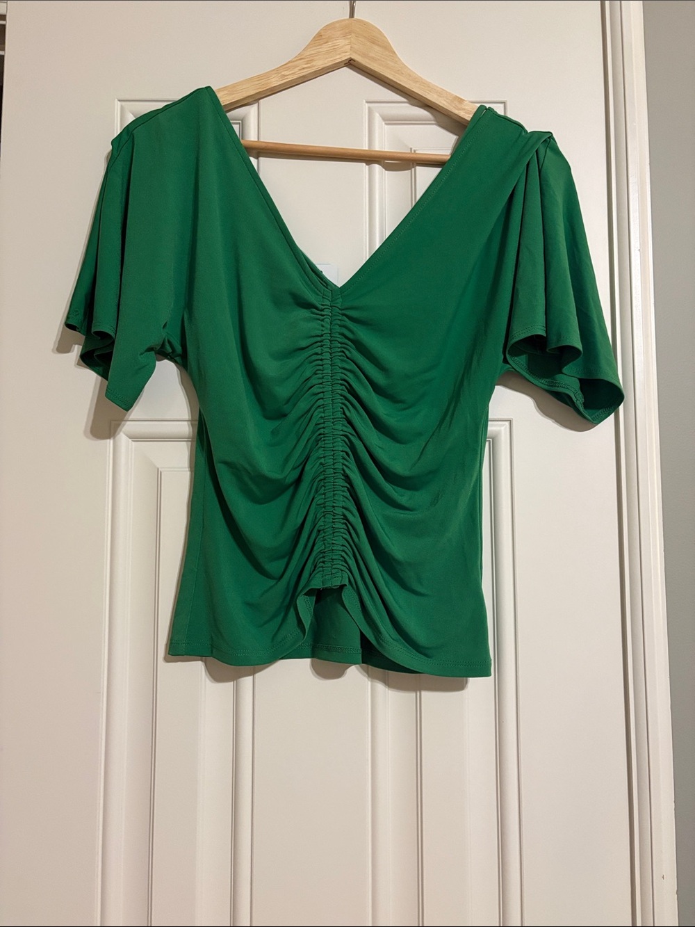 The General Good Ruched Halter Knit Top